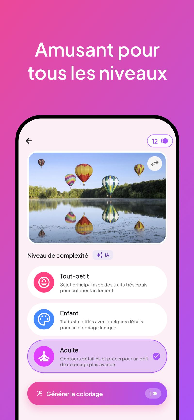 Captures d'écran de l'app 2